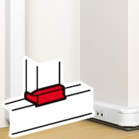  [075671] FLAT JUNCTION - CREATE A JUNCTION WITH SNAP-ON TRUNKING 50X80 MM - WHITE 